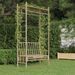 Banc de jardin avec pergola 116 cm Bambou - Photo n°1