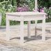 Banc de jardin blanc 50x44x45 cm bois massif de pin - Photo n°3