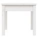 Banc de jardin blanc 50x44x45 cm bois massif de pin - Photo n°4