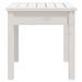 Banc de jardin blanc 50x44x45 cm bois massif de pin - Photo n°5