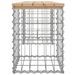 Banc de jardin design de gabion 103x31x42 cm bois massif de pin - Photo n°4