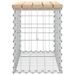 Banc de jardin design de gabion 63x31,5x42cm bois massif de pin - Photo n°4