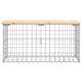 Banc de jardin design de gabion 83x31,5x42cm bois massif de pin - Photo n°3