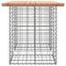 Banc de jardin design gabion 100x70x72cm bois massif de douglas - Photo n°4