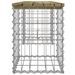 Banc de jardin design gabion 103x31x42 cm bois de pin imprégné - Photo n°4