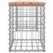 Banc de jardin design gabion 103x31x42cm bois massif de douglas - Photo n°4