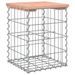 Banc de jardin design gabion 33x31x42 cm bois massif de douglas - Photo n°1