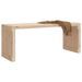 Banc de jardin extensible 212,5x40,5x45 cm bois massif de pin - Photo n°3