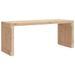 Banc de jardin extensible 212,5x40,5x45 cm bois massif de pin - Photo n°5