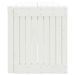 Banc de jardin extensible blanc 212,5x40,5x45cm bois massif pin - Photo n°6