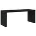 Banc de jardin extensible noir 212,5x40,5x45 cm bois massif pin - Photo n°7