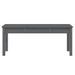 Banc de jardin gris 109x44x45 cm bois massif de pin - Photo n°4