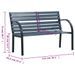 Banc de jardin Gris 112 cm Bois de sapin massif - Photo n°7