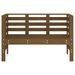 Banc de jardin marron miel 111,5x53x71 cm bois massif de pin - Photo n°4