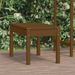 Banc de jardin marron miel 80x44x45 cm bois de pin massif - Photo n°2