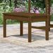 Banc de jardin marron miel 80x44x45 cm bois de pin massif - Photo n°3