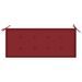 Banc de jardin pliable avec coussin 118 cm Bambou 21 - Photo n°6