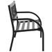 Banc de jardin pour enfants 86 cm acier - Photo n°3