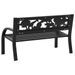 Banc de jardin pour enfants 86 cm acier - Photo n°4