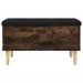 Banc de rangement chêne fumé 82x42x46 cm bois d'ingénierie - Photo n°5