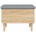 Banc de rangement chêne sonoma 62x42x46 cm bois d'ingénierie - Photo n°5