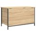 Banc de rangement chêne sonoma 80x42,5x50 cm bois d'ingénierie - Photo n°9