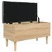 Banc de rangement chêne sonoma 82x42x46 cm bois d'ingénierie - Photo n°4