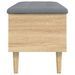 Banc de rangement chêne sonoma 82x42x46 cm bois d'ingénierie - Photo n°6