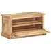 Banc de rangement de chaussures 85x40x45 cm Bois de manguier - Photo n°4