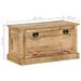 Banc de rangement de chaussures 85x40x45 cm Bois de manguier - Photo n°10