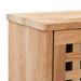 Banc de rangement de chaussures 94x20x38cm Bois massif de noyer - Photo n°6