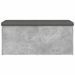 Banc de rangement gris béton 102x42x45 cm bois d'ingénierie - Photo n°5