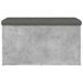 Banc de rangement gris béton 82x42x45 cm bois d'ingénierie - Photo n°5