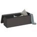 Banc de rangement pliable gris foncé faux lin - Photo n°4