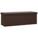 Banc de rangement pliable Marron PVC - Photo n°2