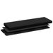 Banc de rangement pliable noir PVC - Photo n°10