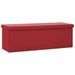 Banc de rangement pliable Rouge bordeaux PVC - Photo n°2