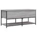 Banc de rangement sonoma gris 100x42,5x47 cm bois d'ingénierie - Photo n°1