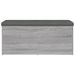 Banc de rangement sonoma gris 102x42x45 cm bois d'ingénierie - Photo n°5