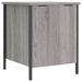 Banc de rangement sonoma gris 40x42,5x50 cm bois d'ingénierie - Photo n°9