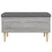 Banc de rangement sonoma gris 82x42x46 cm bois d'ingénierie - Photo n°5