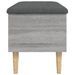 Banc de rangement sonoma gris 82x42x46 cm bois d'ingénierie - Photo n°6