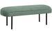 Banc en tissu et pieds en métal noir LEMA 119 cm - Photo n°1