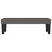 Banc Gris 100x30x30 cm Similicuir - Photo n°3