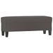 Banc Gris 100x35x41 cm Similicuir - Photo n°2