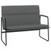 Banc Gris 100x64x80 cm Similicuir - Photo n°1