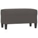 Banc Gris 70x35x41 cm Similicuir - Photo n°2