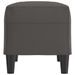 Banc Gris 70x35x41 cm Similicuir - Photo n°4