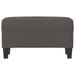 Banc Gris 70x35x41 cm Similicuir - Photo n°3