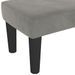 Banc Gris clair 100x30x30 cm Velours - Photo n°5